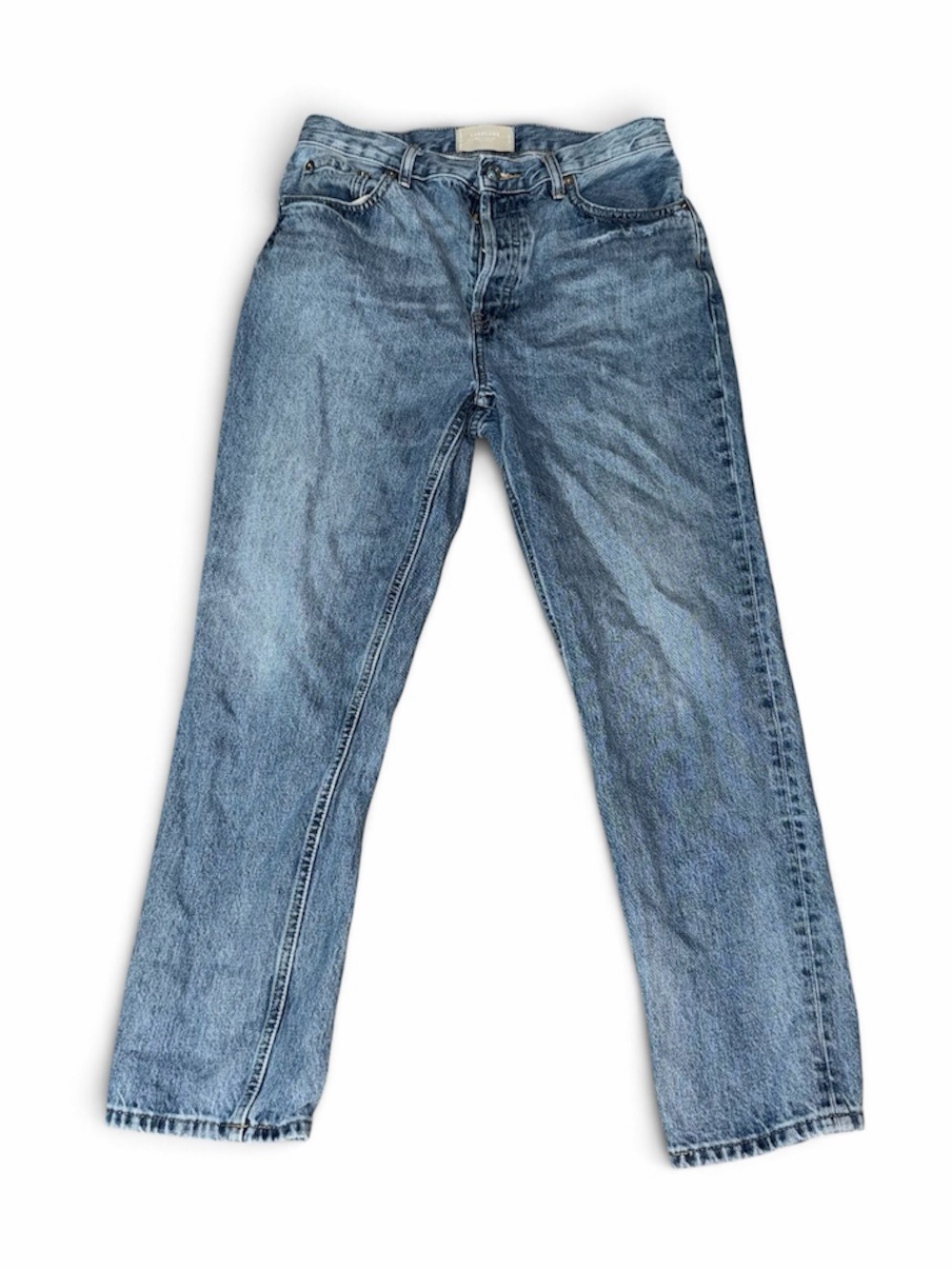 Everlane Sz 28 Crop Buttonfly 90s Cheeky Jeans